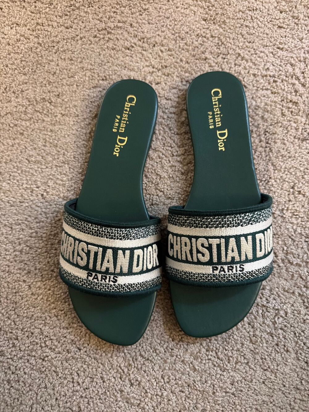 Christian Dior Dway Slides Size 41